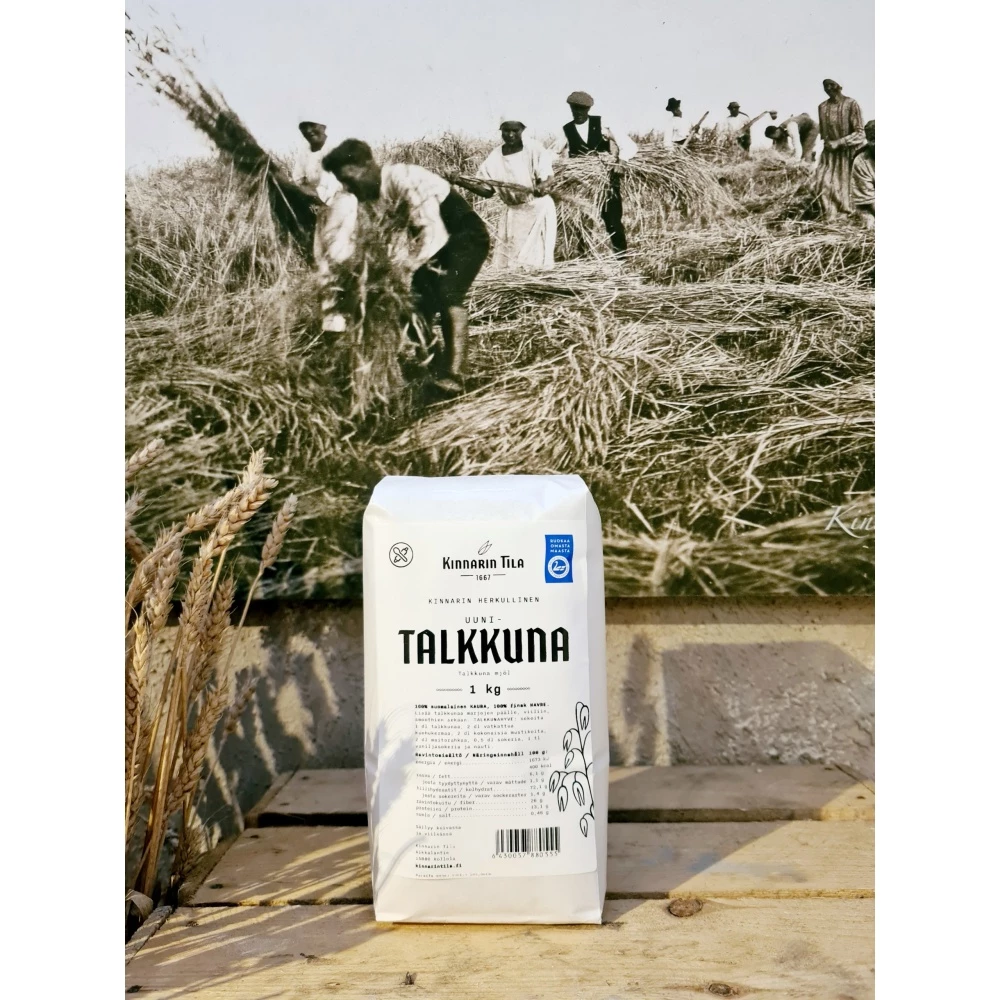 Uunitalkkuna paahdettu Kaura Kinnarin Tila