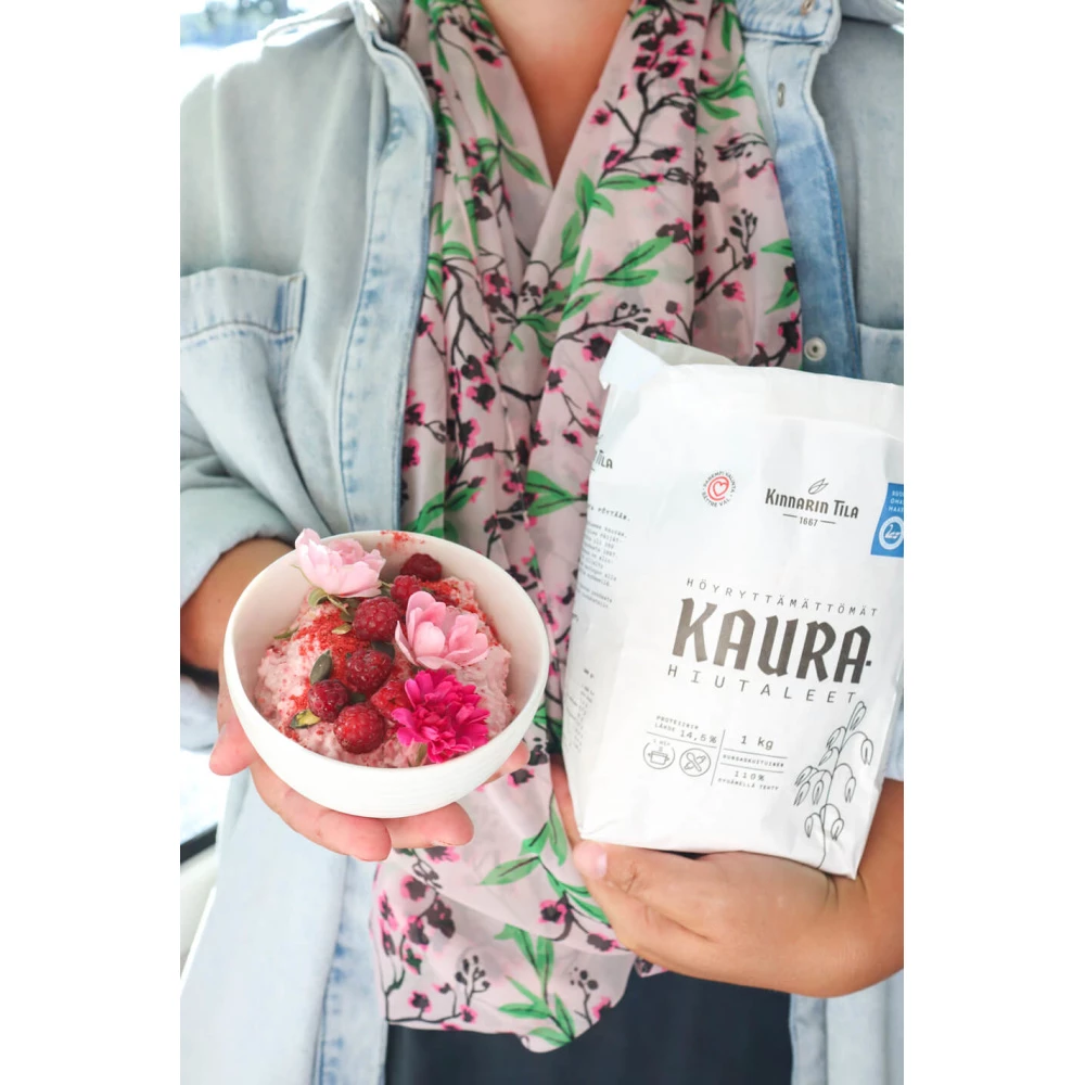 Kaurahiutaleet - höyryttämättömät Kinnarin Tilan kaurahiutaleet - Image 7