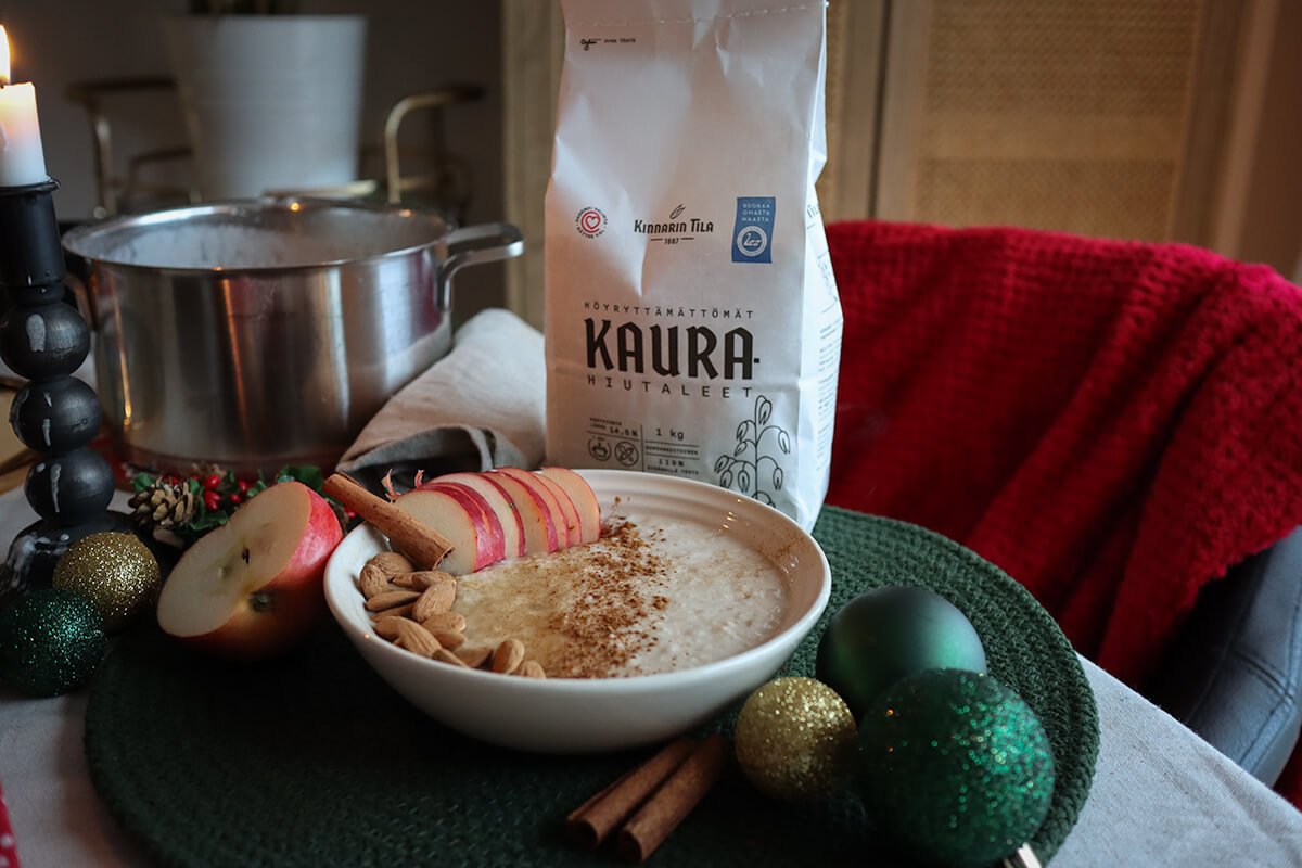 Jouluinen kaurapuuro