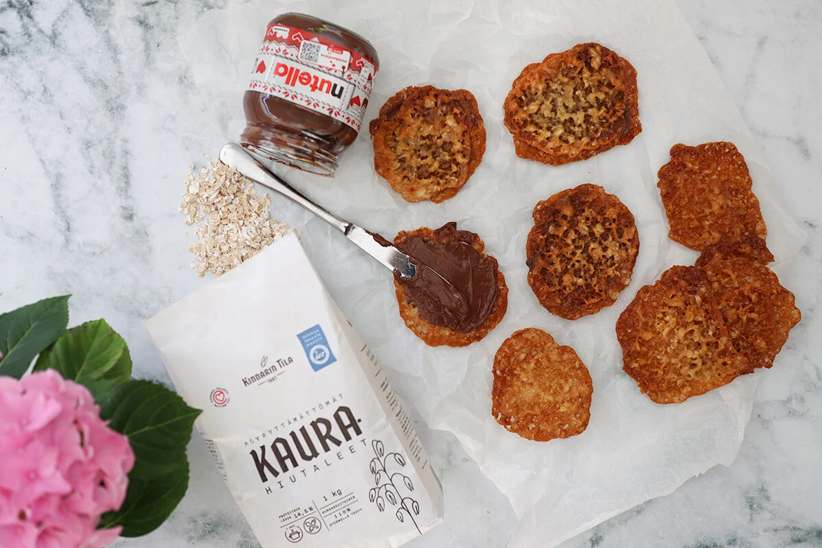 Nutella-kaurakeksit