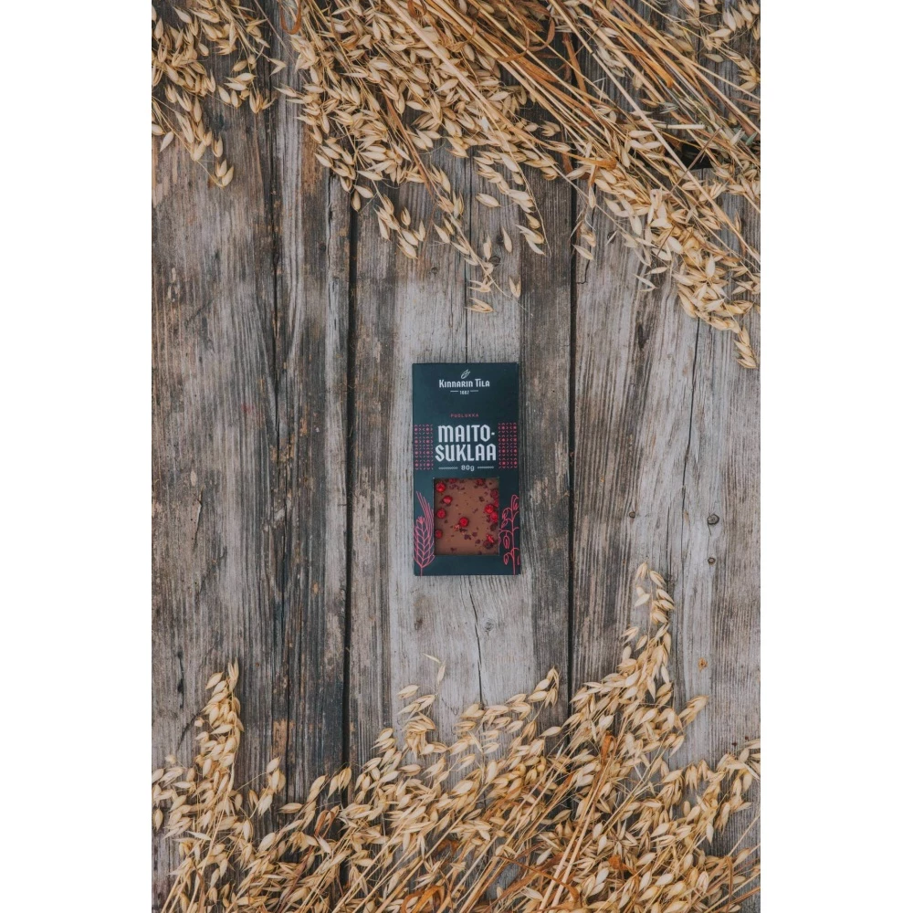Kinnarin Tilan puolukka-maitosuklaa 80 g