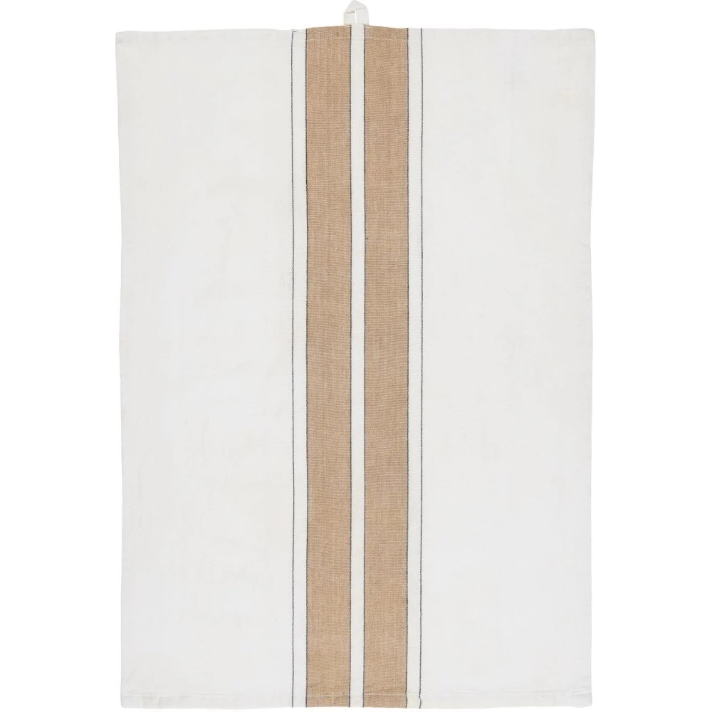 Astiapyyhe beige/valkoinen 50x70, Ib Laursen