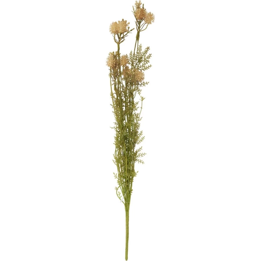 Kukka koristeoksa beige/vihreä Ib Laursen