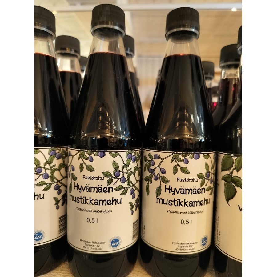 Hyvämäen mustikkamehu 0,5L