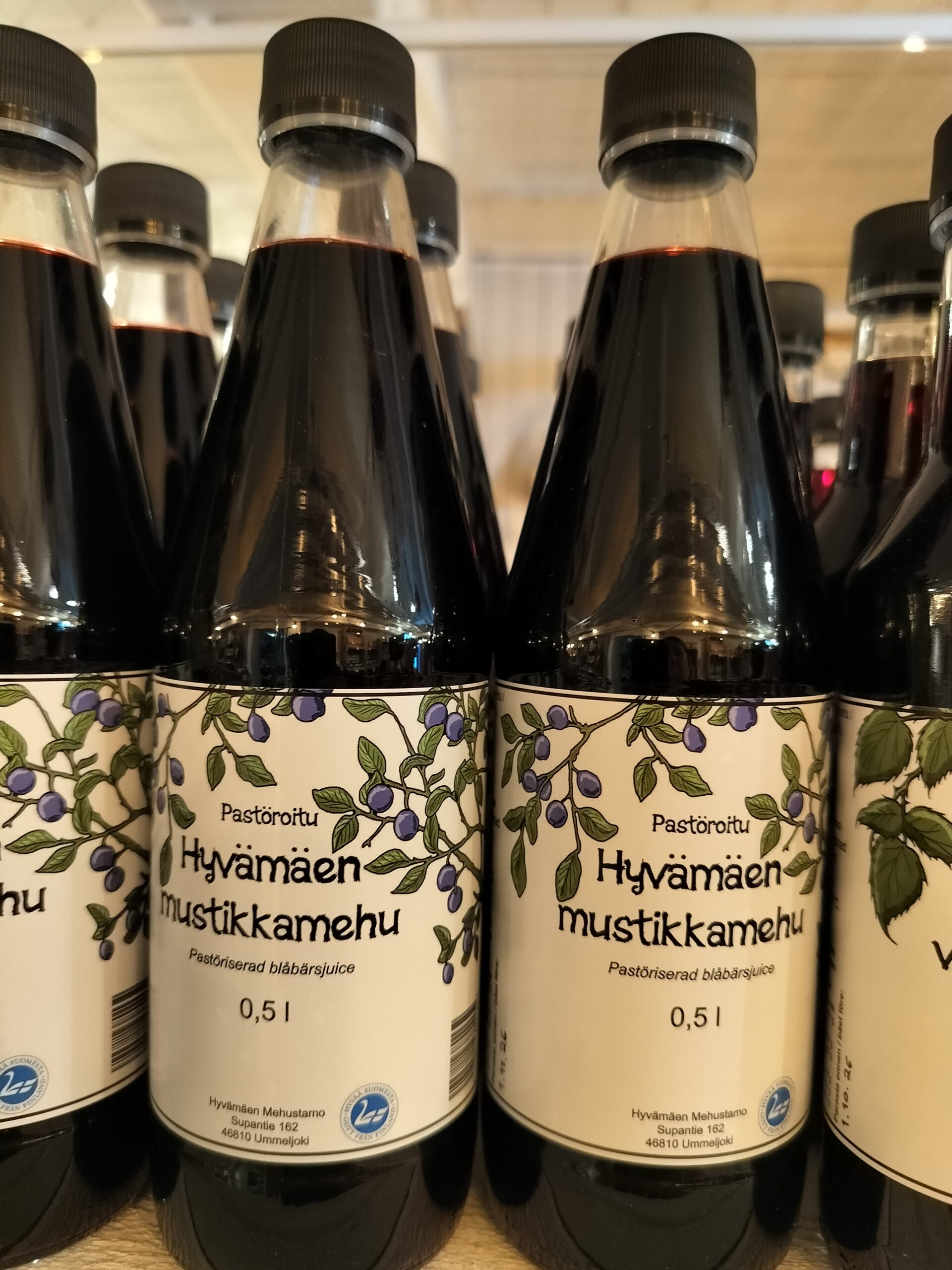 Hyvämäen mustikkamehu 0,5L