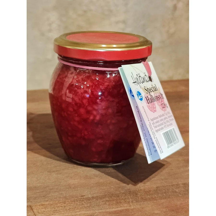 Hyvämäen erikoisvadelmahillo 225g