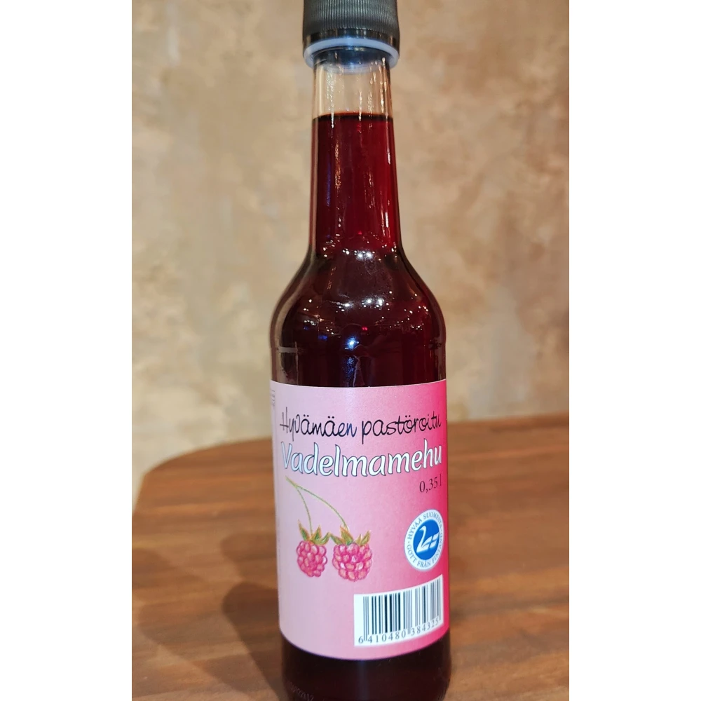 Hyvämäen vadelmamehu 0,35L