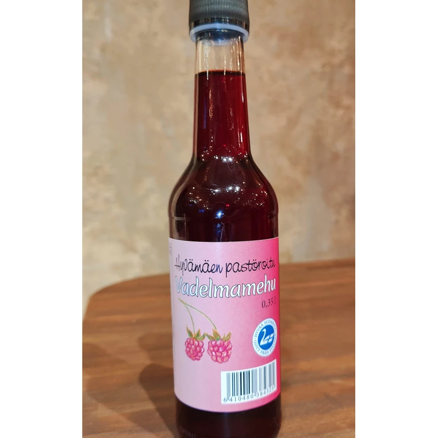 Hyvämäen vadelmamehu 0,35L