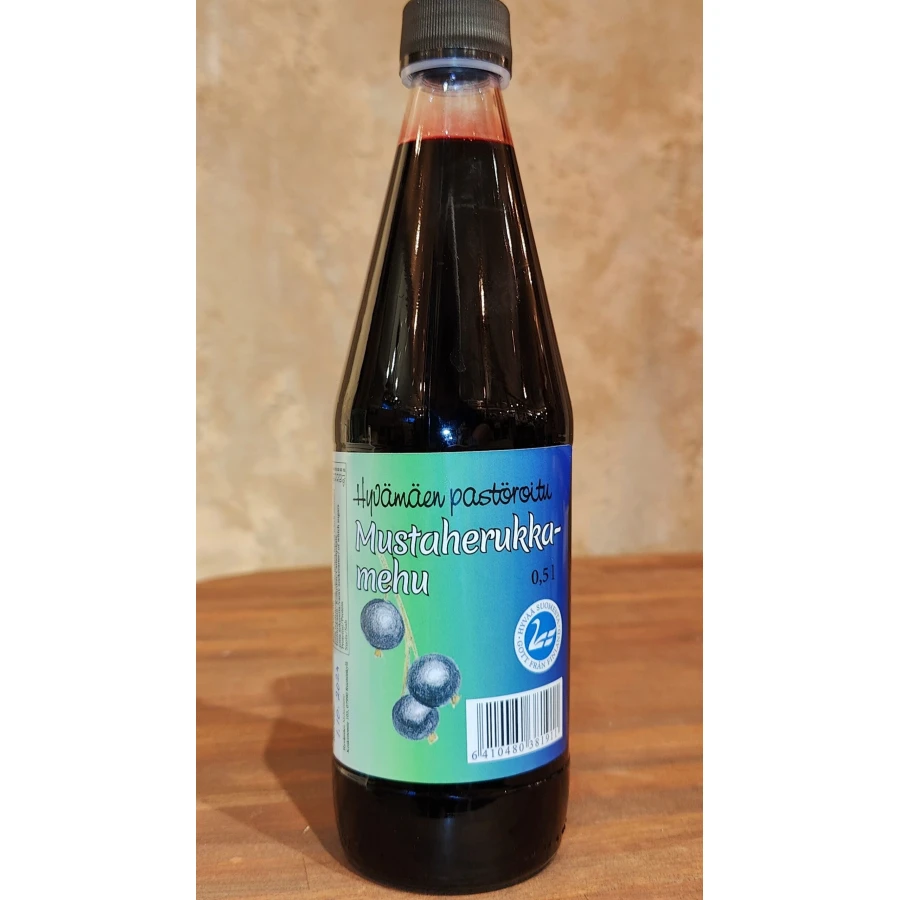 Hyvämäen mustaherukkamehu 0,5L