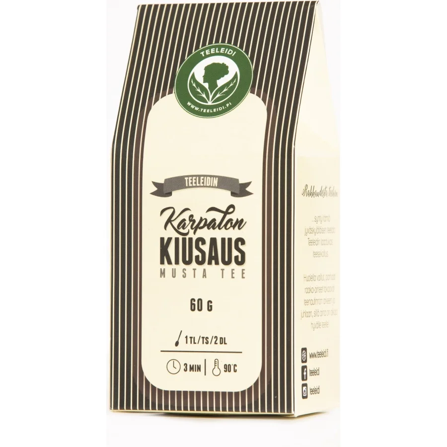 Teeleidi Karpalon Kiusaus -musta tee 60g