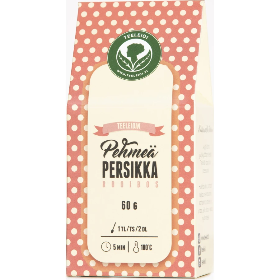 Teeleidi Pehmeä Persikka -rooibos tee