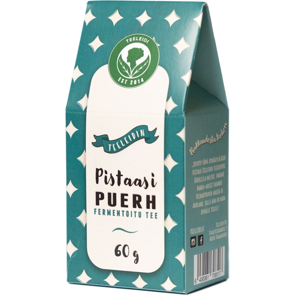 Teeleidin pistaasi puerh -tee