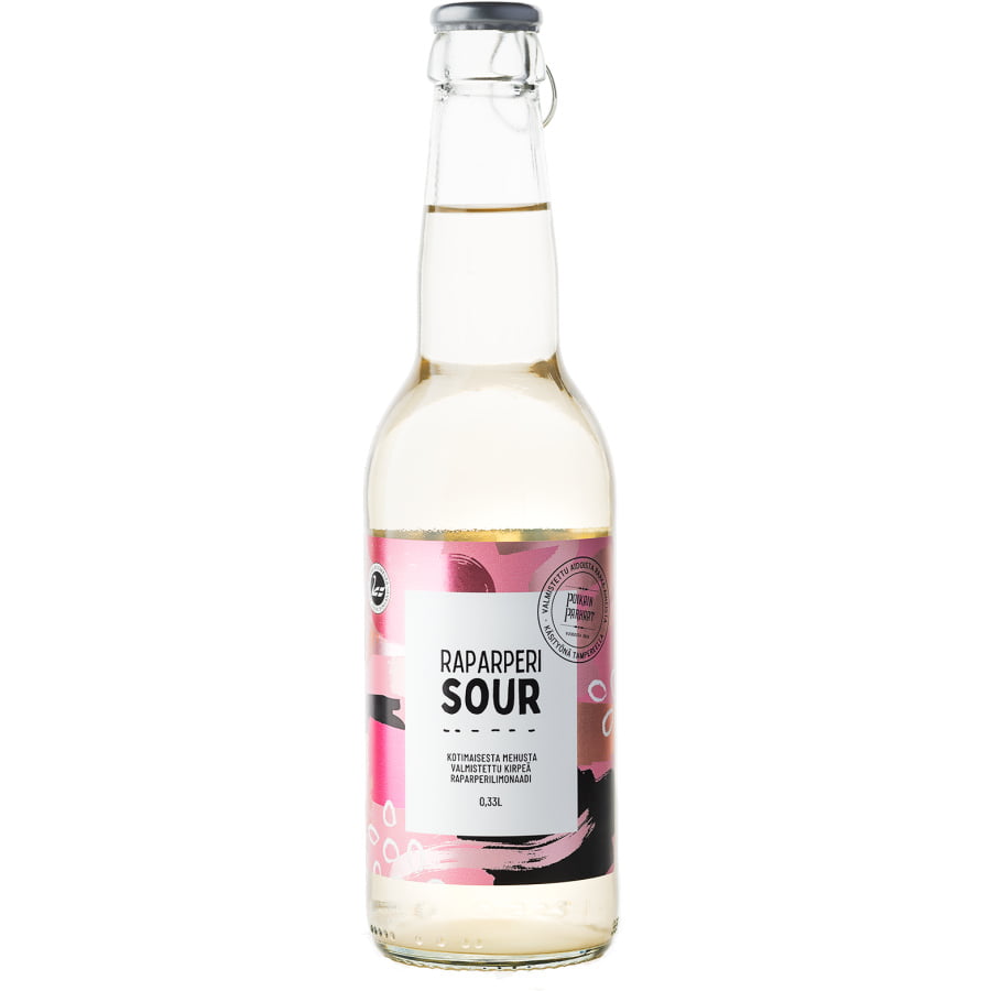 Raparperi sour limonaadi 0,35L, Poikain Parhaat