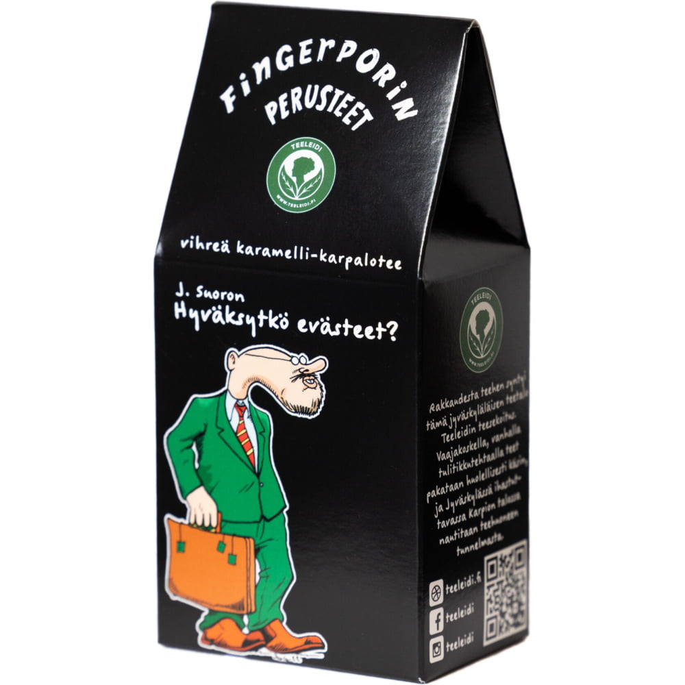 Teeleidi Fingerporin perusteet - Hyväksytkö evästeet?