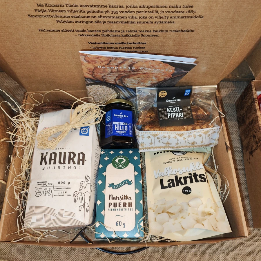 Kesti - lähiruokasalkku Kinnarin Tila