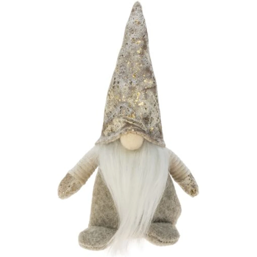 Partatonttu beige/kulta 18cm