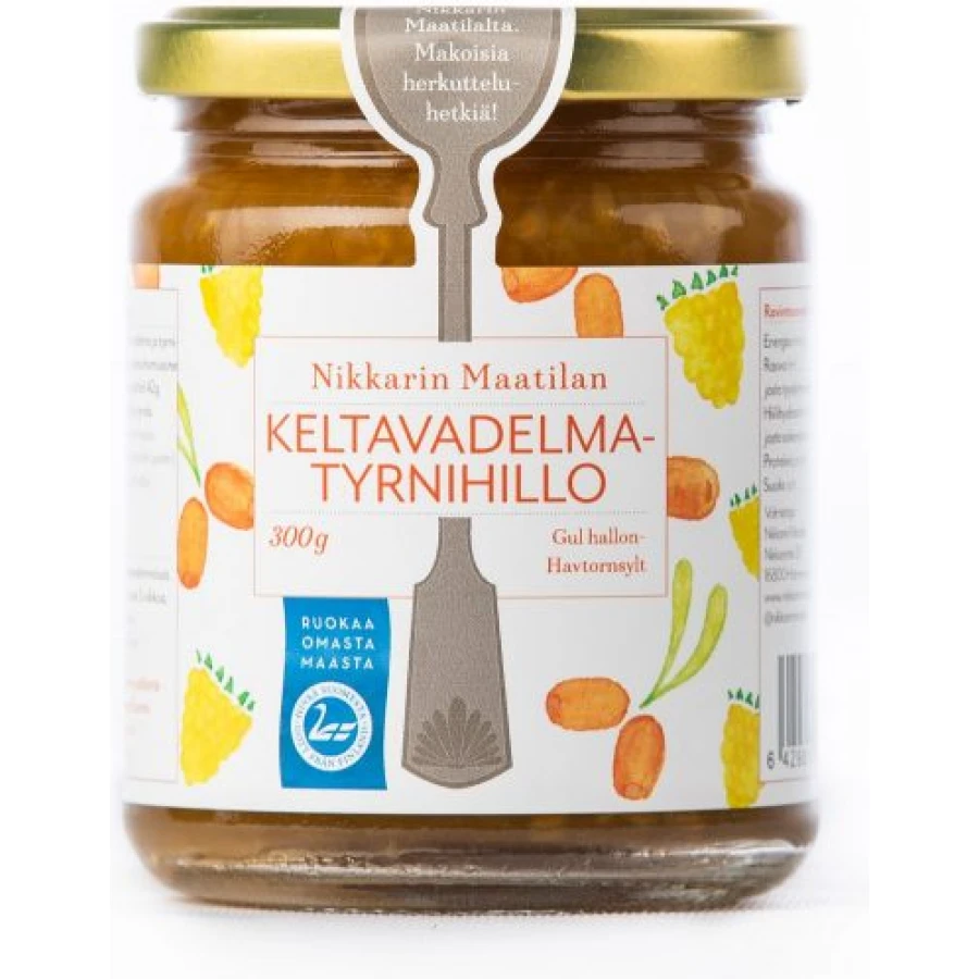 Keltavadelma-tyrnihillo 300g, Nikkarin Maatila