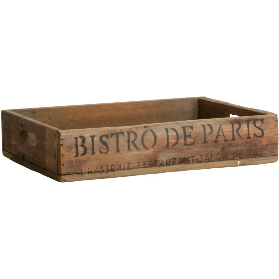 Puinen tarjotin "Bistro de Paris" 29x40cm, Ib Laursen