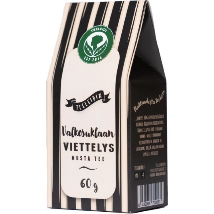 Teeleidin Valkosuklaan viettelys - musta tee