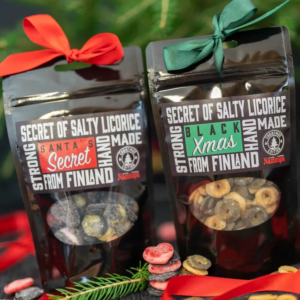 Black Xmas salmiakki 100g, Namitupa