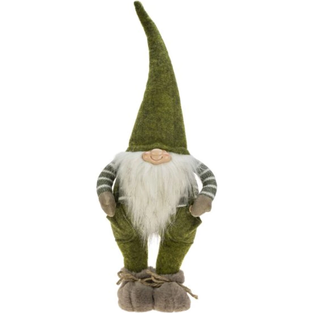 Seisova vihreä valkoparta tonttu 50cm