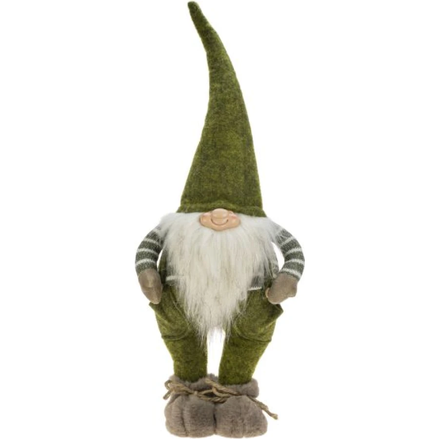 Seisova vihreä valkoparta tonttu 50cm