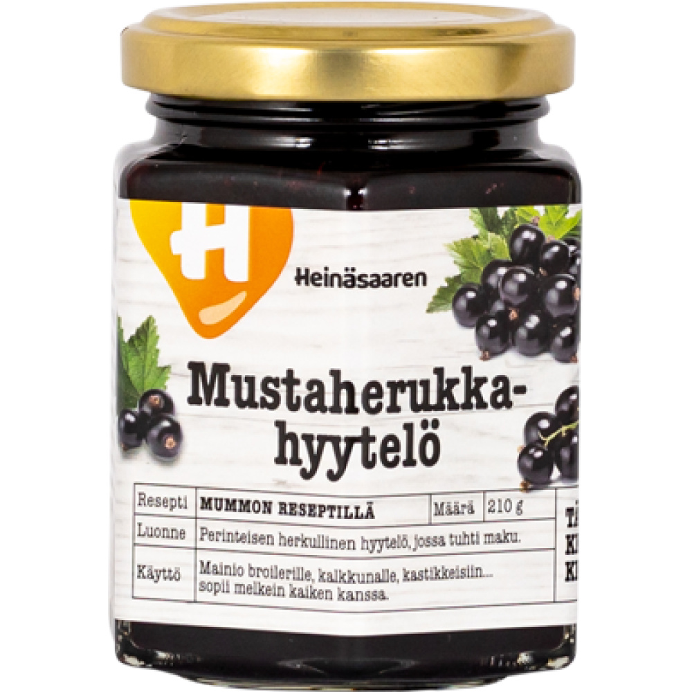 Mustaherukkahyytelö 210 g, Heinäsaaren Tila