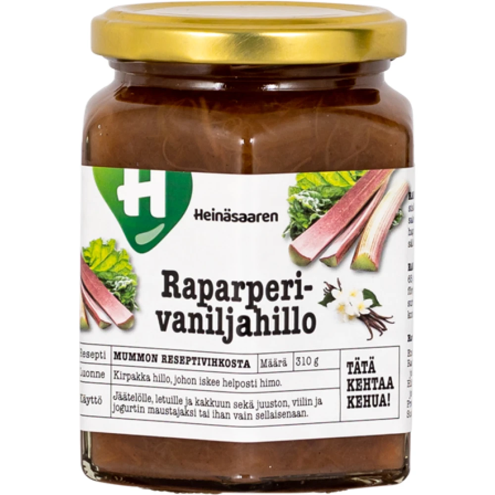 Raparperi-vaniljahillo 310 g, Heinäsaaren Tila