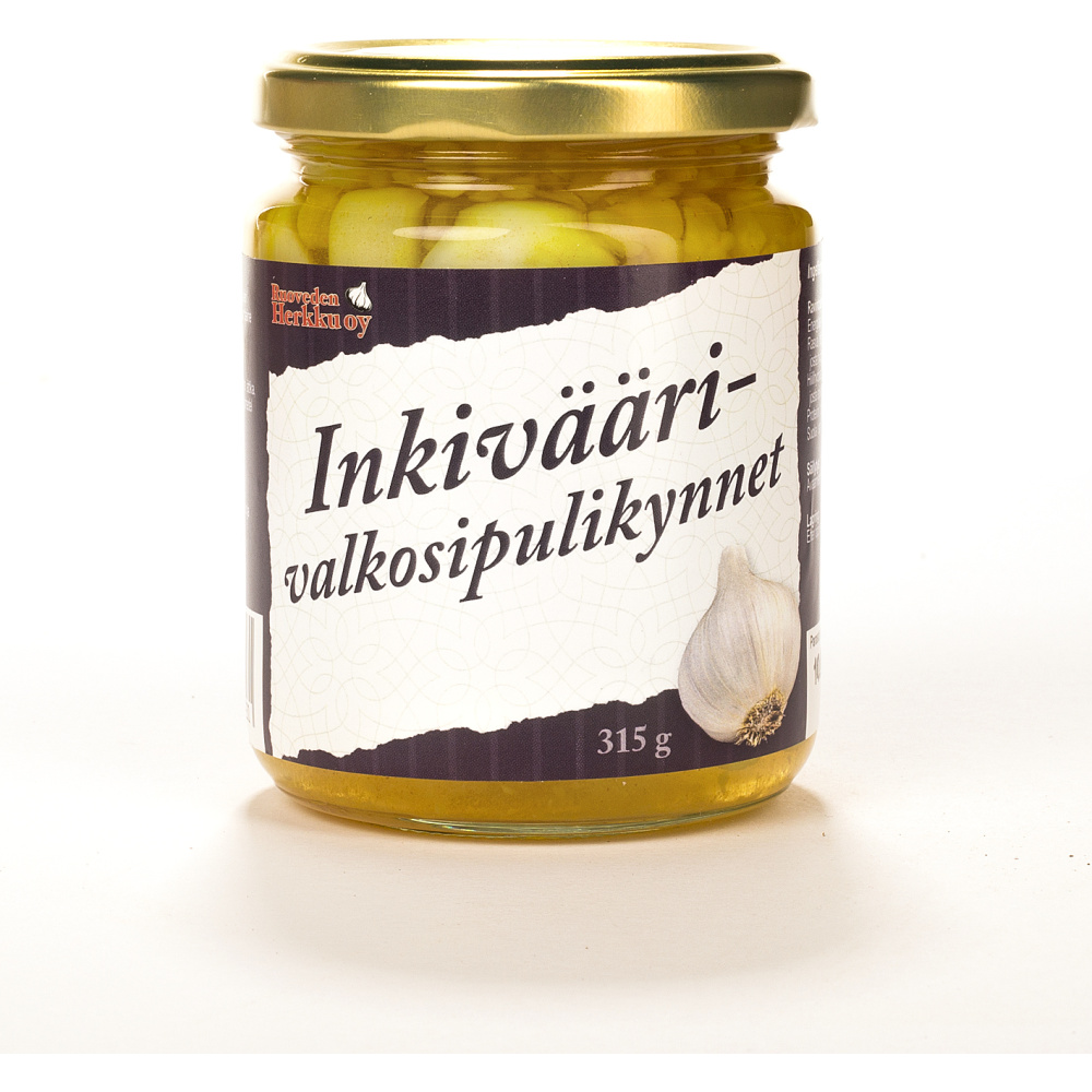 Inkivääri-valkosipulinkynnet 315g, Ruoveden Herkku