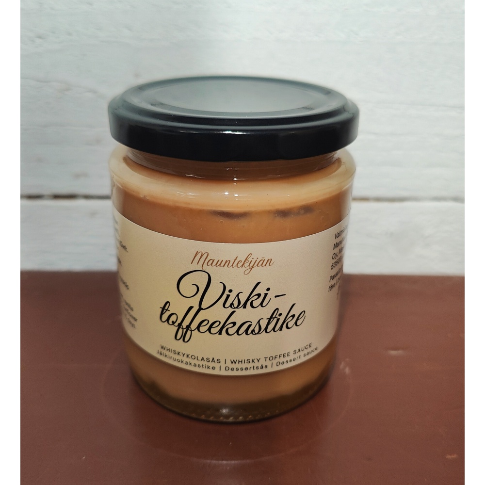 Viskitoffeekastike 250ml, Mauntekijä
