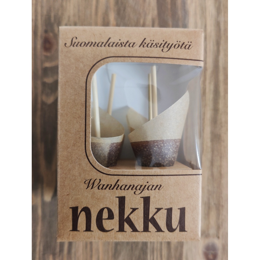 Nekkulahjapakkaus toffee, Mauntekijä