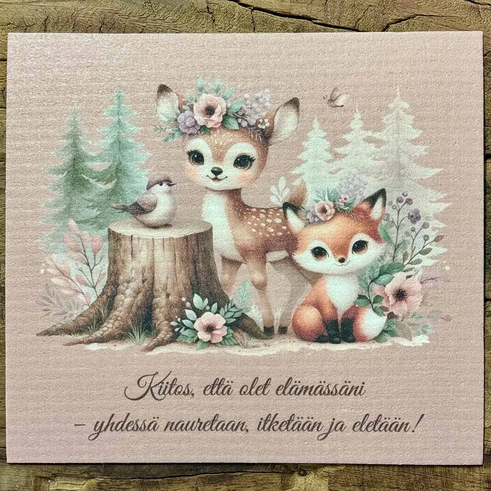 Keittiöliina Kiitos että olet elämässäni