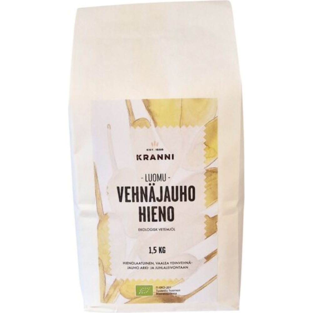 Vehnäjauho luomu 1,5 kg, Krannin tila