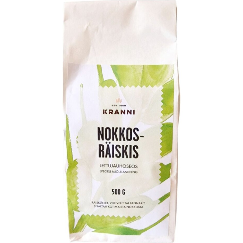 Nokkosräiskis jauhoseos luomu 500 g, Krannin Tila