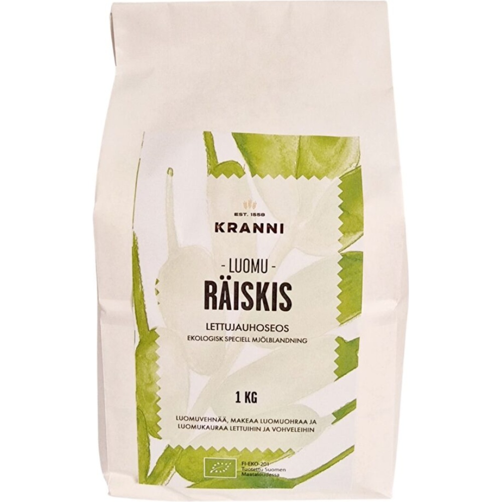 Räiskis erikoisjauhoseos luomu 1 kg, Krannin tila
