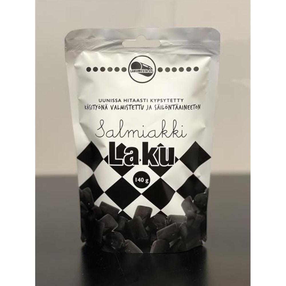 Salmiakkilaku 140 g, Lakumesta