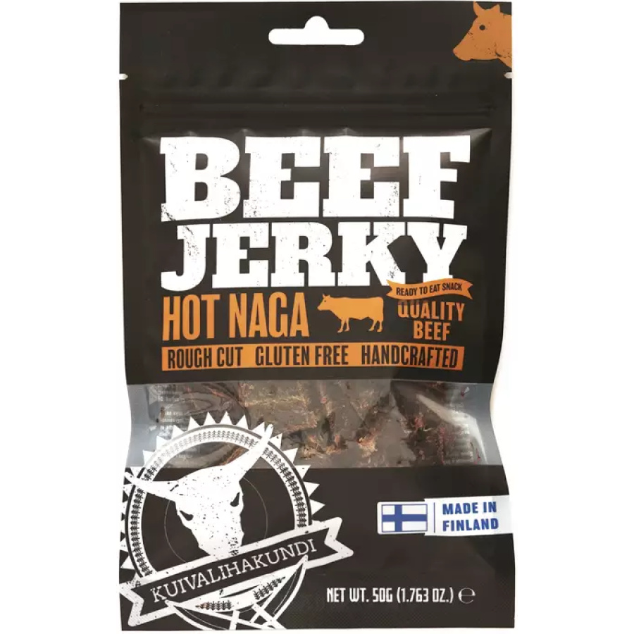 Beef Jerky Hot Naga 50 g - Kuivalihakundi