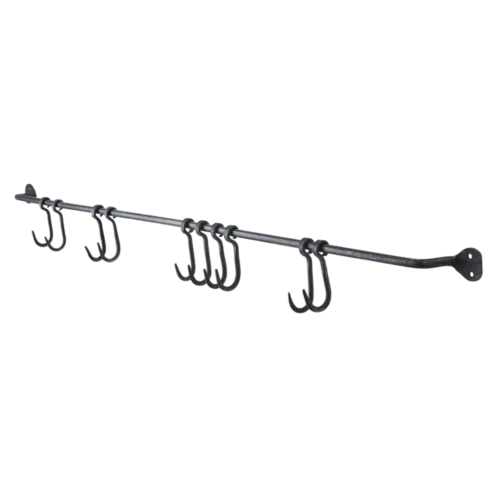 Seinätanko koukuilla 91 cm