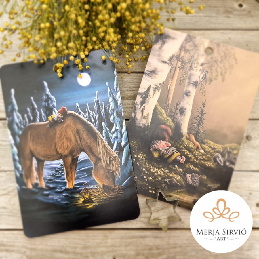 Hemmo - kaksipuoleinen leikkuulauta koivuvaneri, Merja Sirviö Art