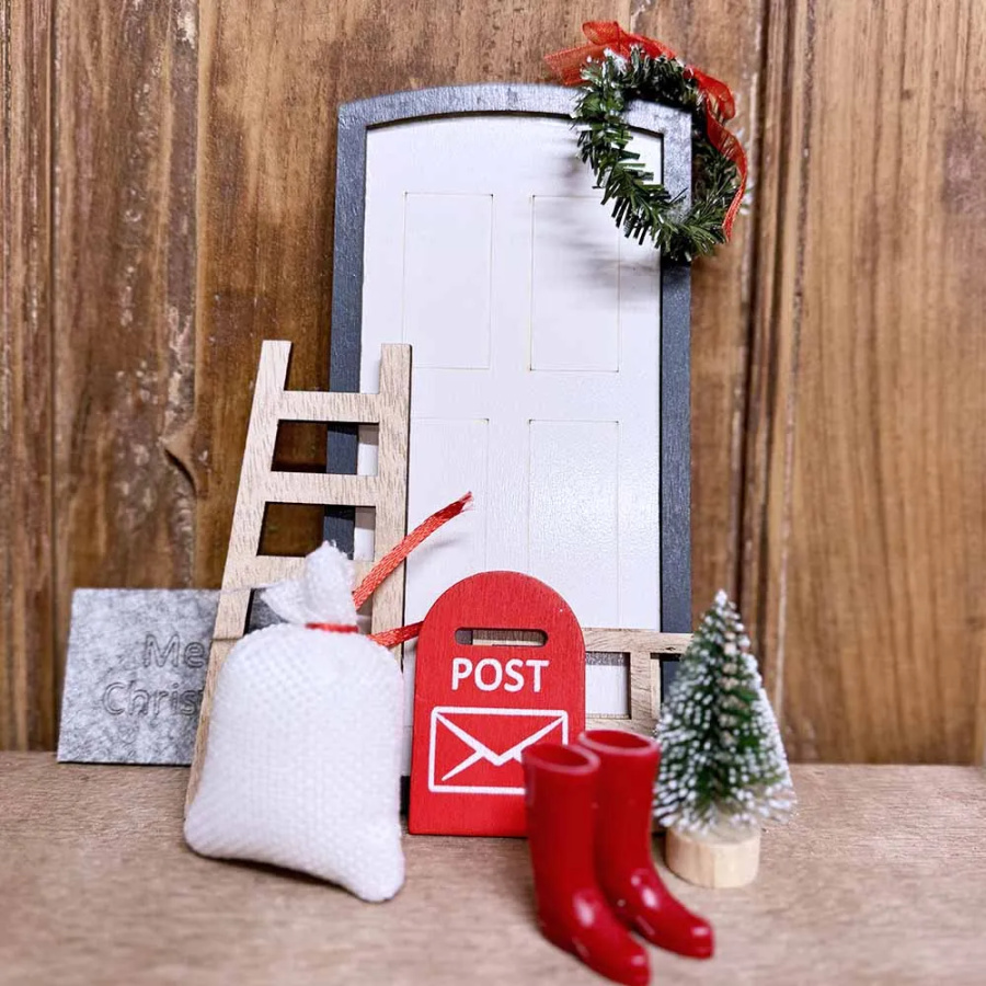 Tonttuovisetti Merry Christmas