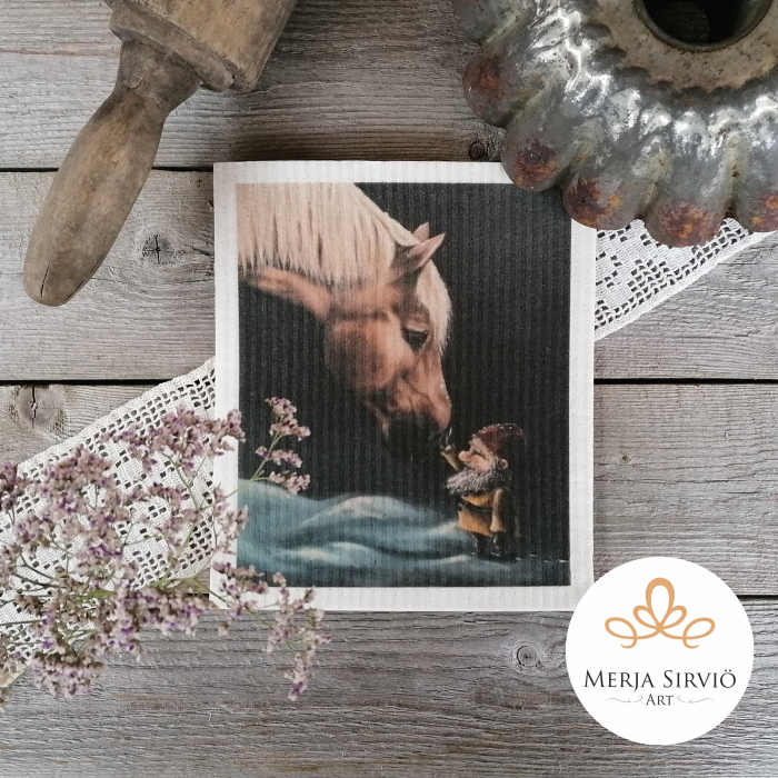 Joulun kosketus - taideluutu, Merja Sirviö Art