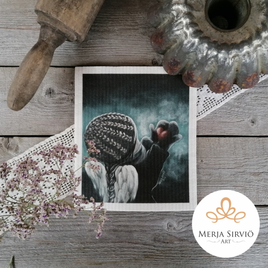 Lämmin sydän - taideluutu, Merja Sirviö Art