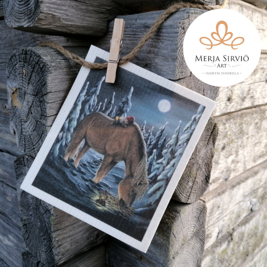 Sydänystävän lämmössä - taideluutu, Merja Sirviö Art