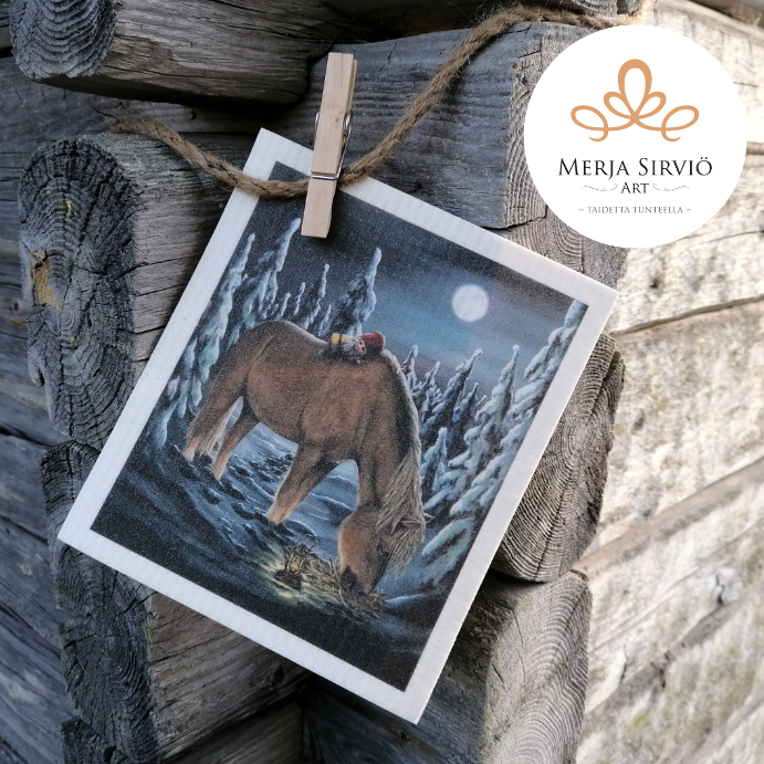 Sydänystävän lämmössä - taideluutu, Merja Sirviö Art