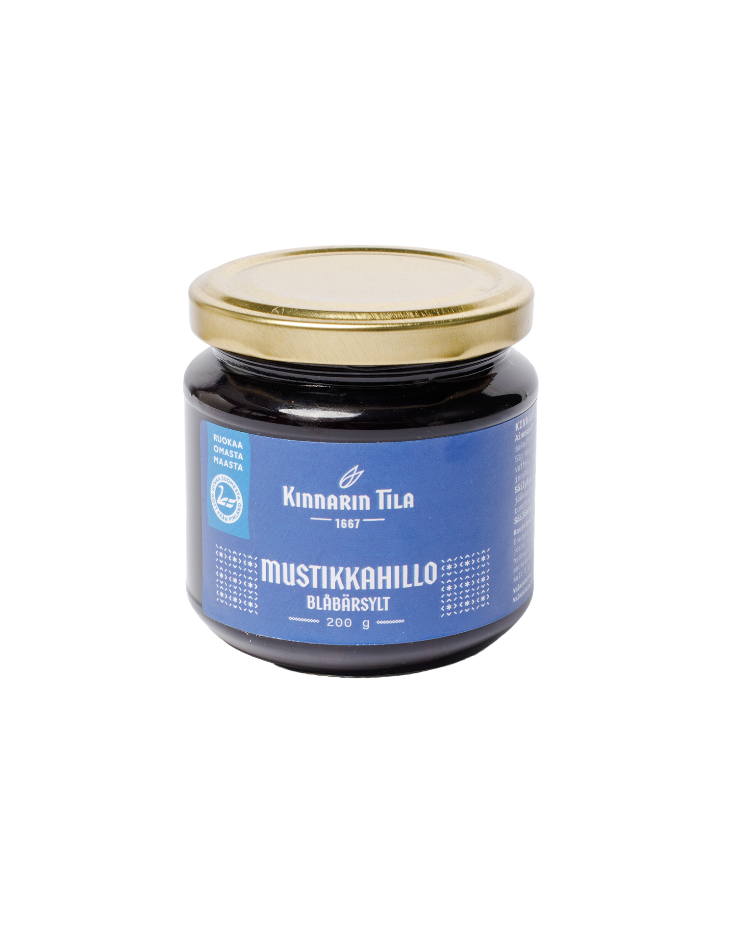 Mustikkahillo 200g Kinnarin Tila - Image 2