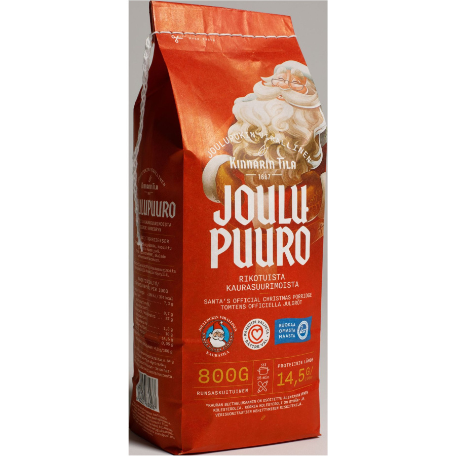 Joulupuuro - Myllytontun joulupuuro rikotuista kaurasuurimoista 800g